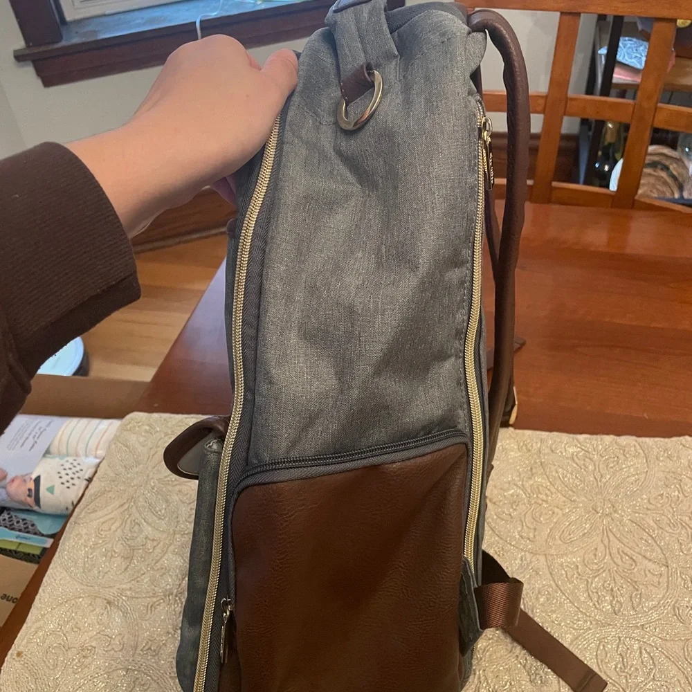 Itzy Ritzy Boss Backpack Diaper Bag with Insulated Pockets